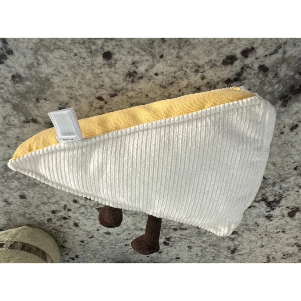 Jellycat Amuseables Brie Cheese plush Retired Authentic!!